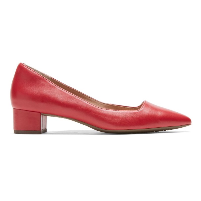 Women Rockport Total Motion Gracie Heels Red USA | MA9-39103