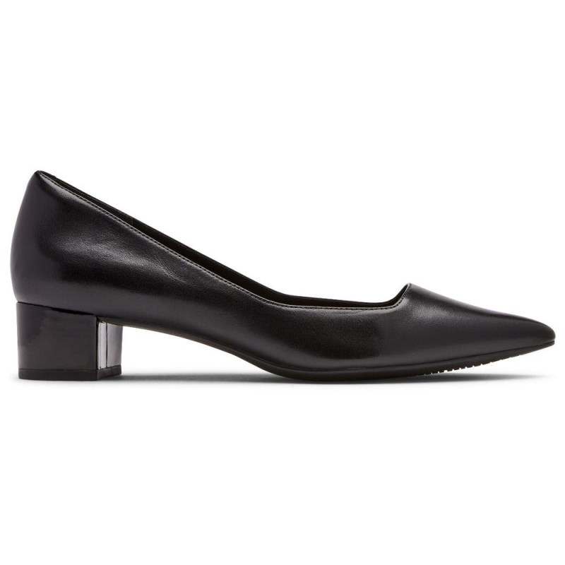 Women Rockport Total Motion Gracie Heels Black USA | IR2-74537