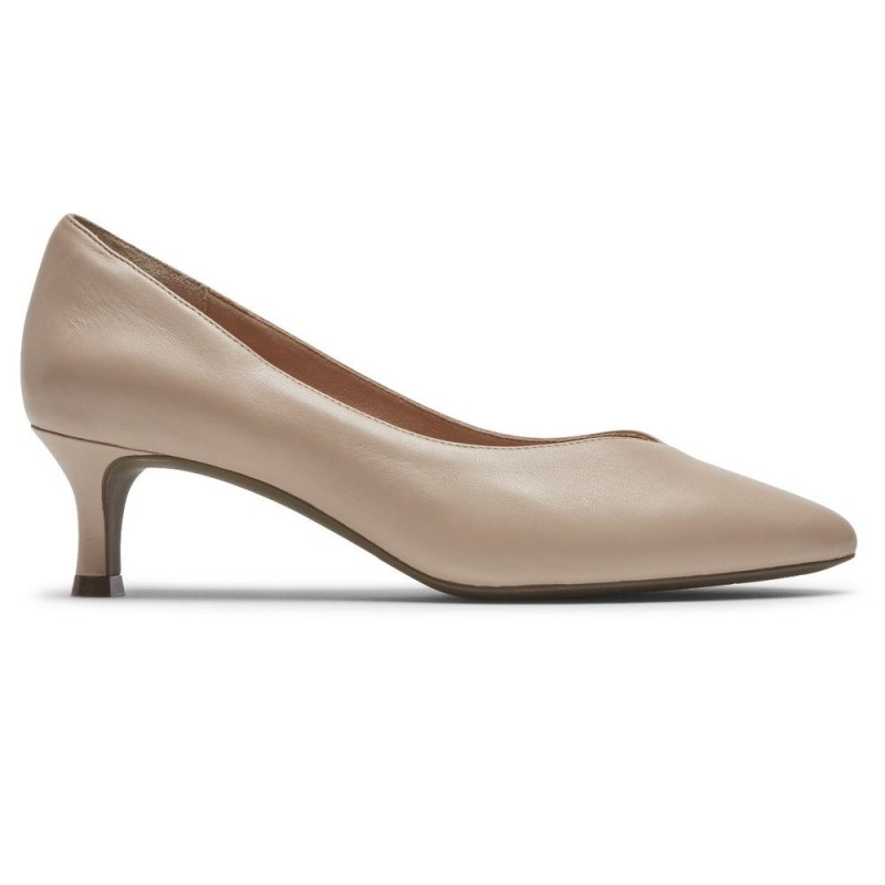 Women Rockport Total Motion Kaiya V Heels Beige USA | SI6-11851