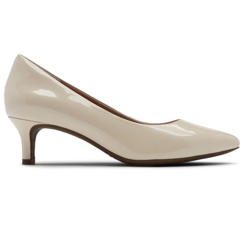 Women Rockport Total Motion Kalila Heels Cream USA | GN7-55635