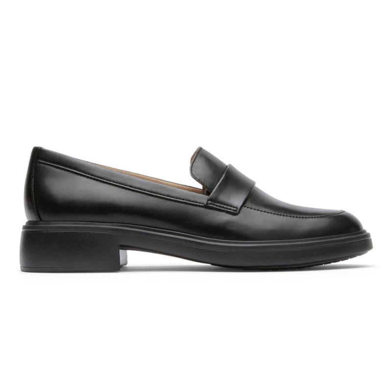 Women Rockport Total Motion Lennox Loafers Black USA | WE2-62456