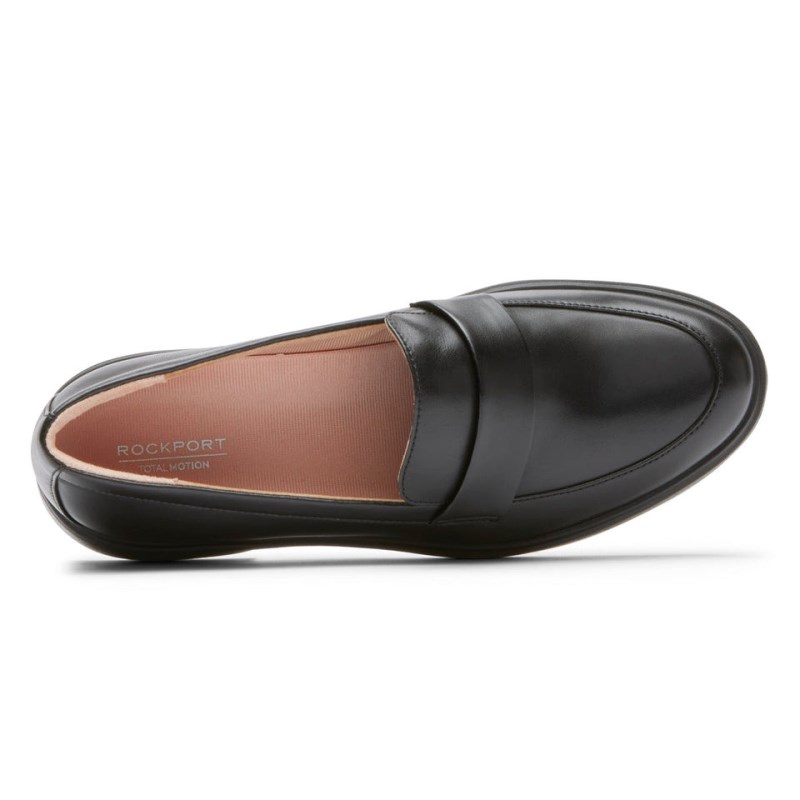 Women Rockport Total Motion Lennox Loafers Black USA | WE2-62456