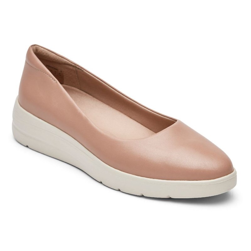 Women Rockport Total Motion Lillie Ballet Flats Pink USA | YX7-67596