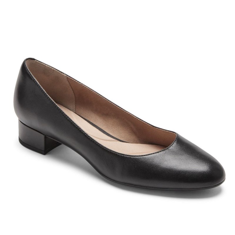 Women Rockport Total Motion Maricel Heels Black USA | OH4-29682