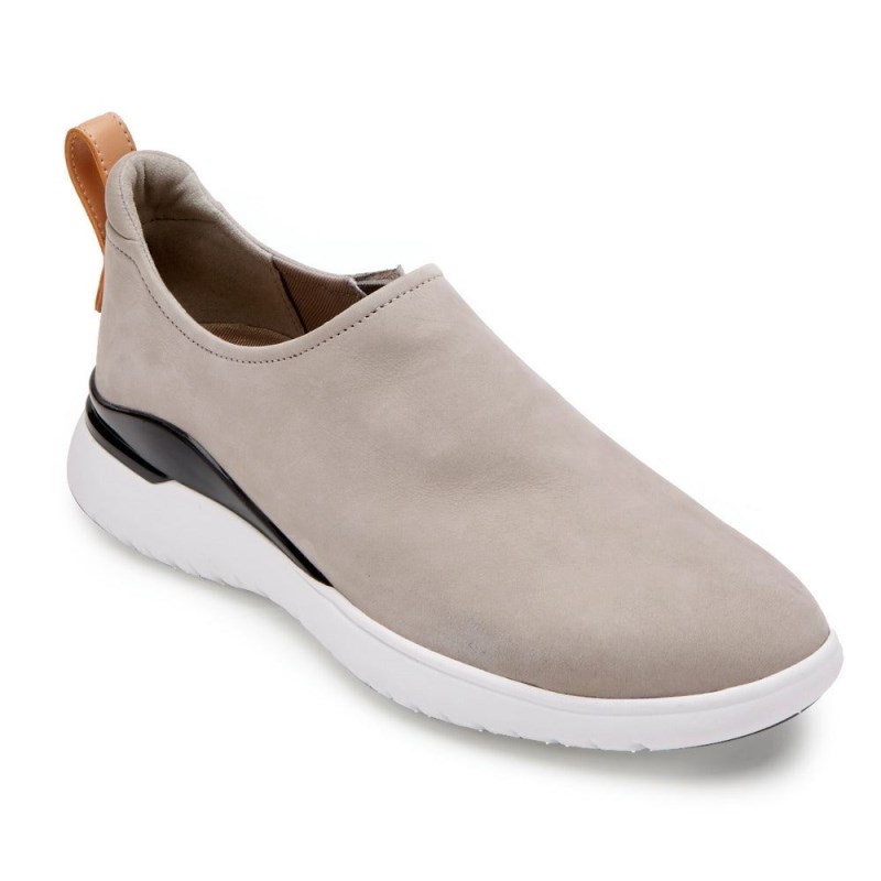 Women Rockport Total Motion Sport High Slip Ons Grey USA | FL2-80068