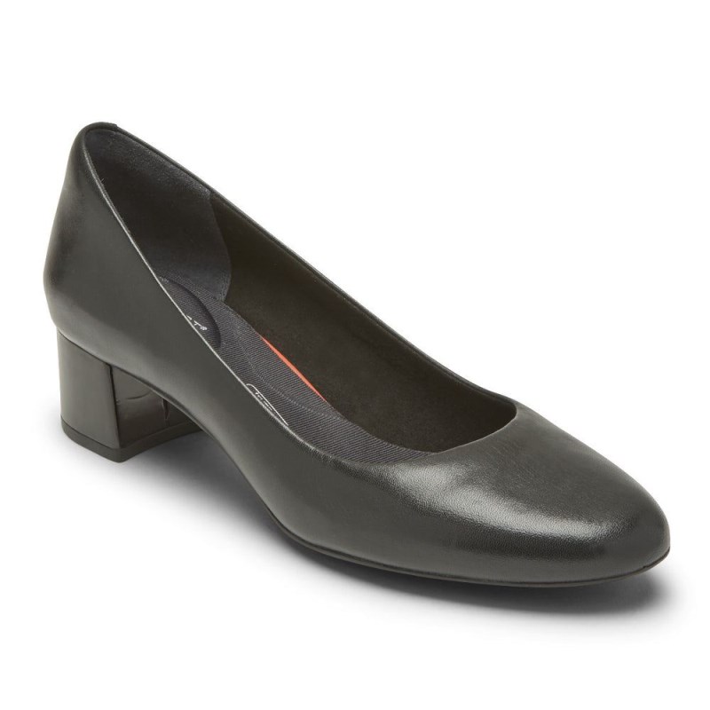 Women Rockport Total Motion Sydney Pump Pumps Black USA | NZ1-67366