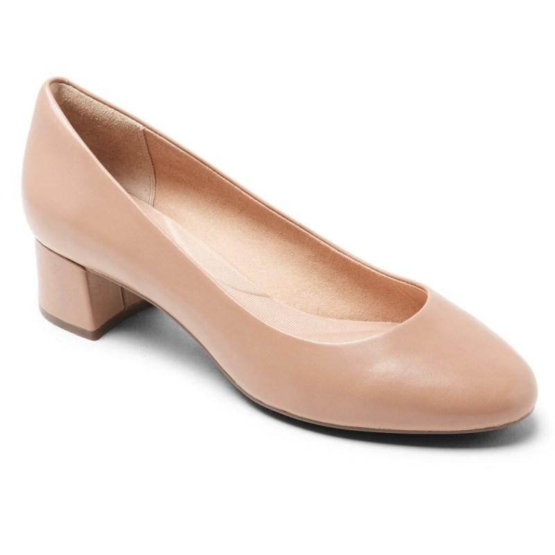 Women Rockport Total Motion Sydney Pump Pumps Beige USA | ON6-44154