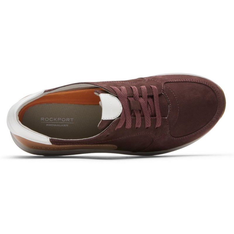 Women Rockport Trustride ProWalker Sneakers Dark Red USA | HX2-13811