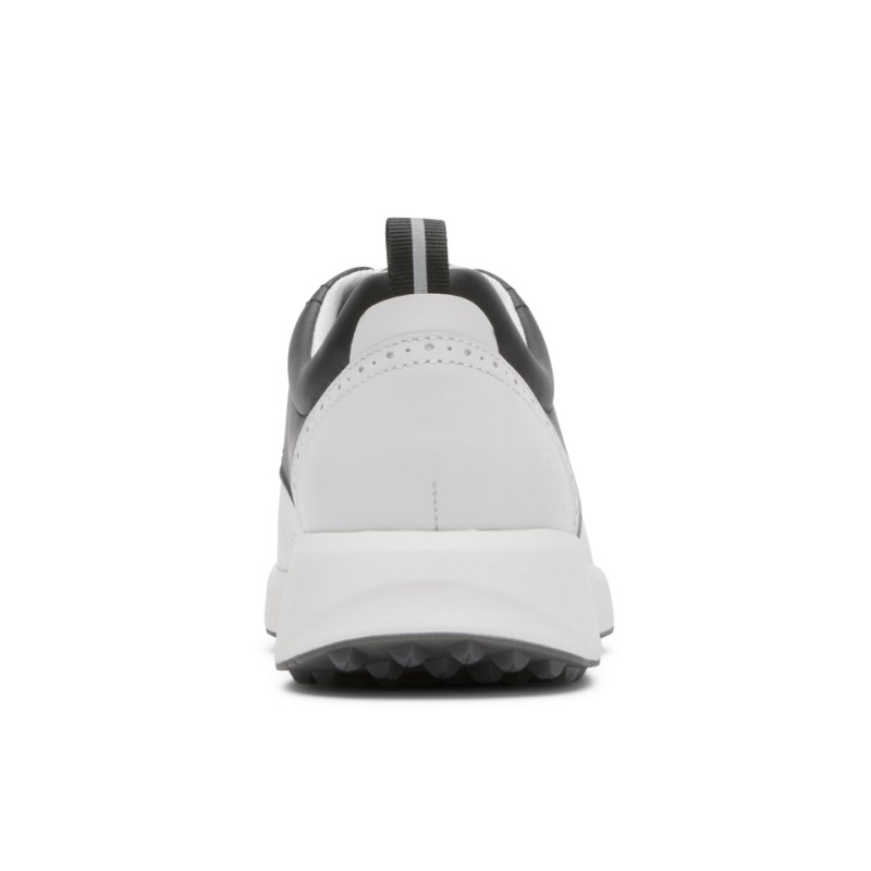 Women Rockport Trustride Prowalker Tassel Waterproof Golf Shoes White/Black USA | AE2-61106