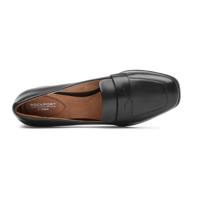 Women Rockport Violetta Loafers Black USA | YQ5-36163