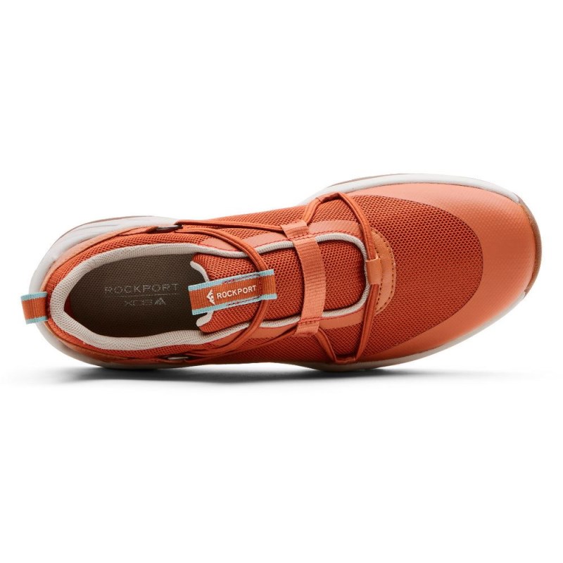 Women Rockport XCS Spruce Peak Trekker Slip Ons Orange USA | MU2-63976