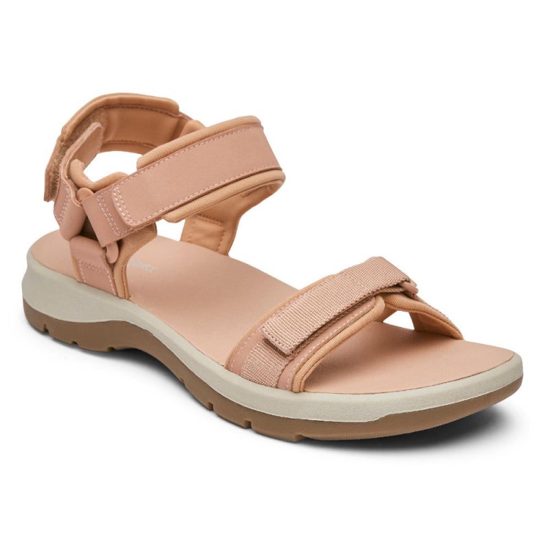 Women Rockport XCS Trail Tech Washable Sandals Pink USA | PZ6-50875