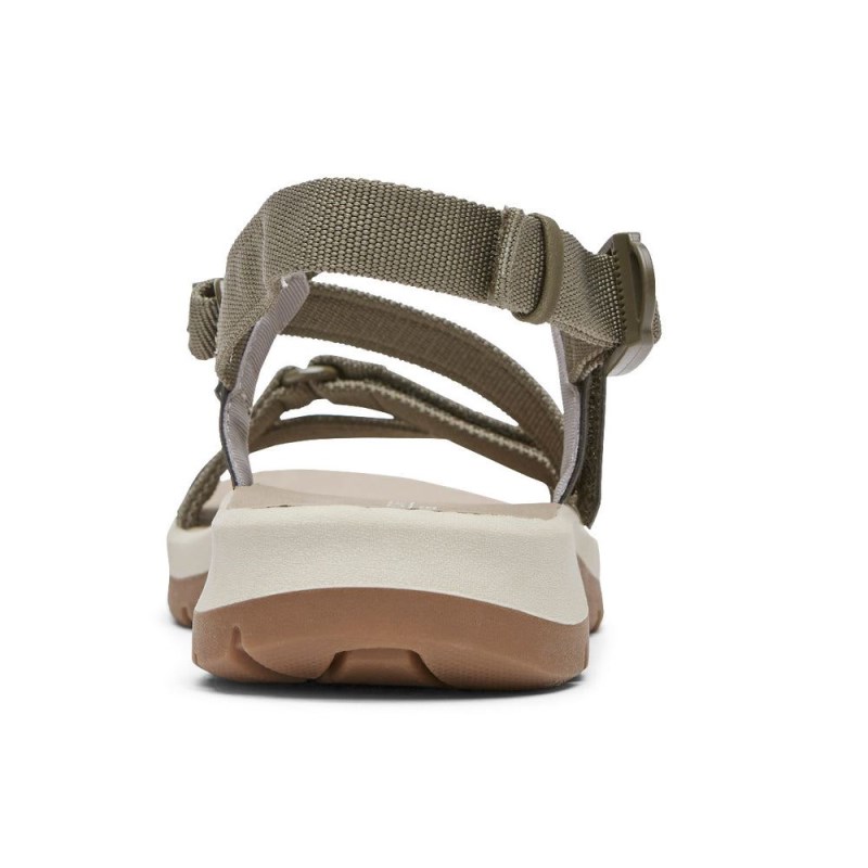 Women Rockport XCS Trail Tech Washable Strappy Sandals Olive USA | QZ5-82338