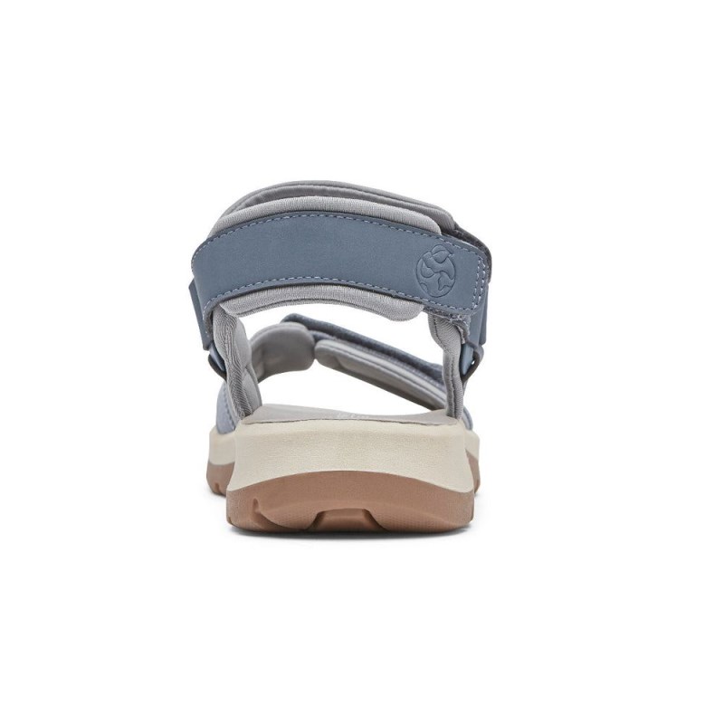 Women Rockport XCS Trail Tech Washable Sandals Blue USA | RH0-29402