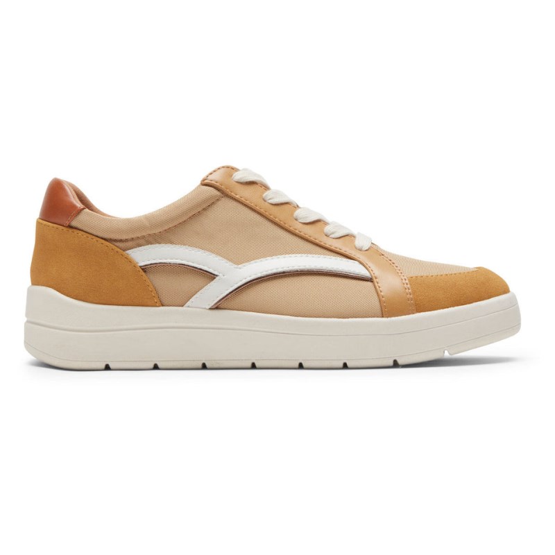 Women Rockport truFLEX Navya Retro Sneakers Yellow USA | JV9-43864