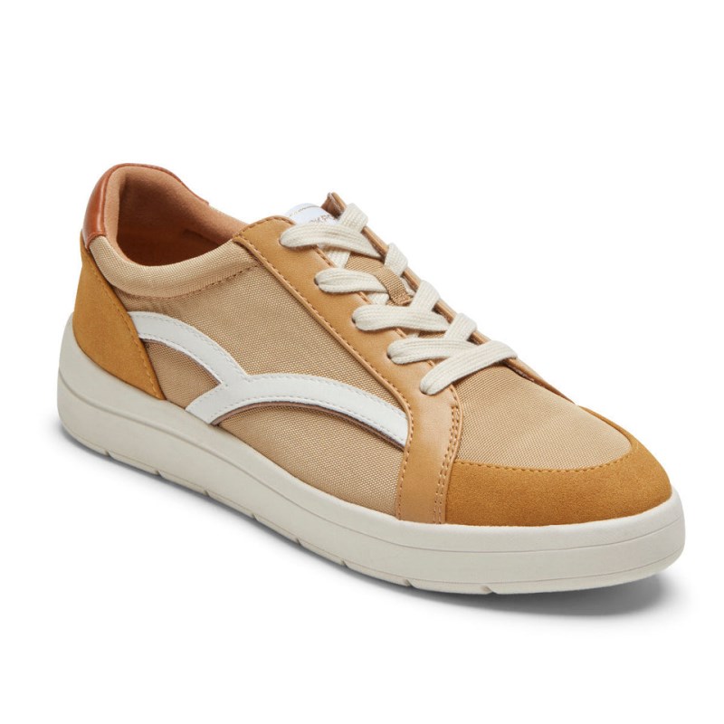 Women Rockport truFLEX Navya Retro Sneakers Yellow USA | JV9-43864