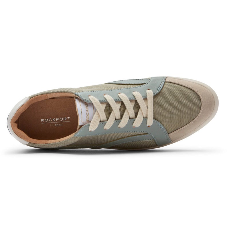 Women Rockport truFLEX Navya Retro Sneakers Green USA | VX2-14451